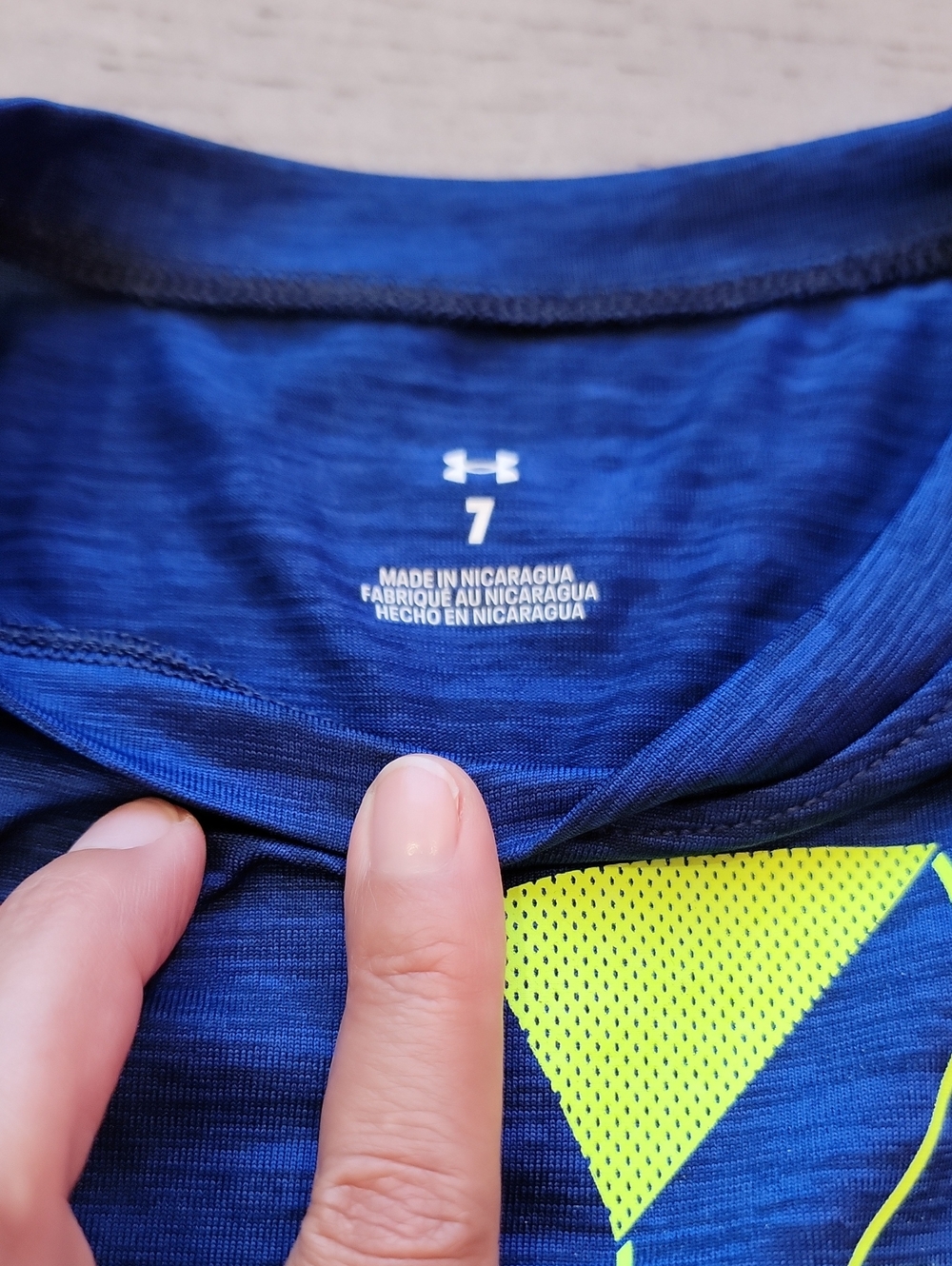 Under Armour Boys' Short Sleeve Tees - Light Blue, Teal & Navy - Picture 9 of 14